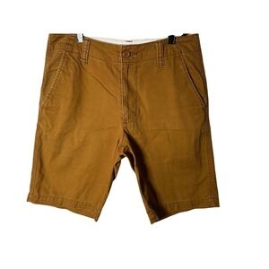 Old Navy Mens Brown Chino Shorts Straight Lived In Casual Everyday‎ Size 30
